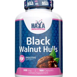 Haya Labs Black Walnut Hulls (Juodasis graikinis riešutmedis ) 100 kaps.