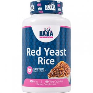 Haya Labs Red Yeast Rice (Raudonųjų mielių ryžių ekstraktas) 60 kaps.