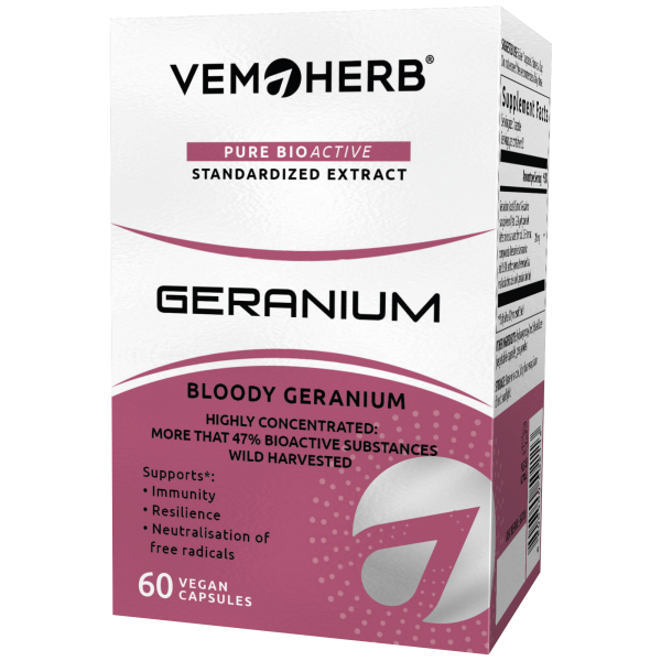 VemoHerb Geranium ekstraktas) 60 kaps.