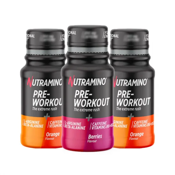 Nutramino Pre-Workout Shot 60 ml. Galioja iki 2024-09-30