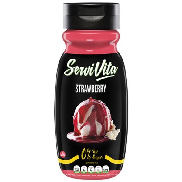 ServiVita Strawberry Dessert Sauce 320 ml.