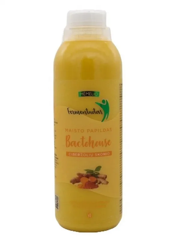 Mėmelio fermentuotas BACTOHOUSE ciberžolių skonio 1000 ml.